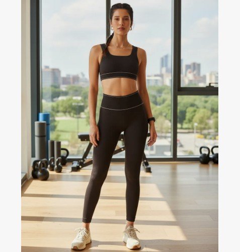 Roupa De Ginástica Conjunto Academia Fitness Feminino Kit